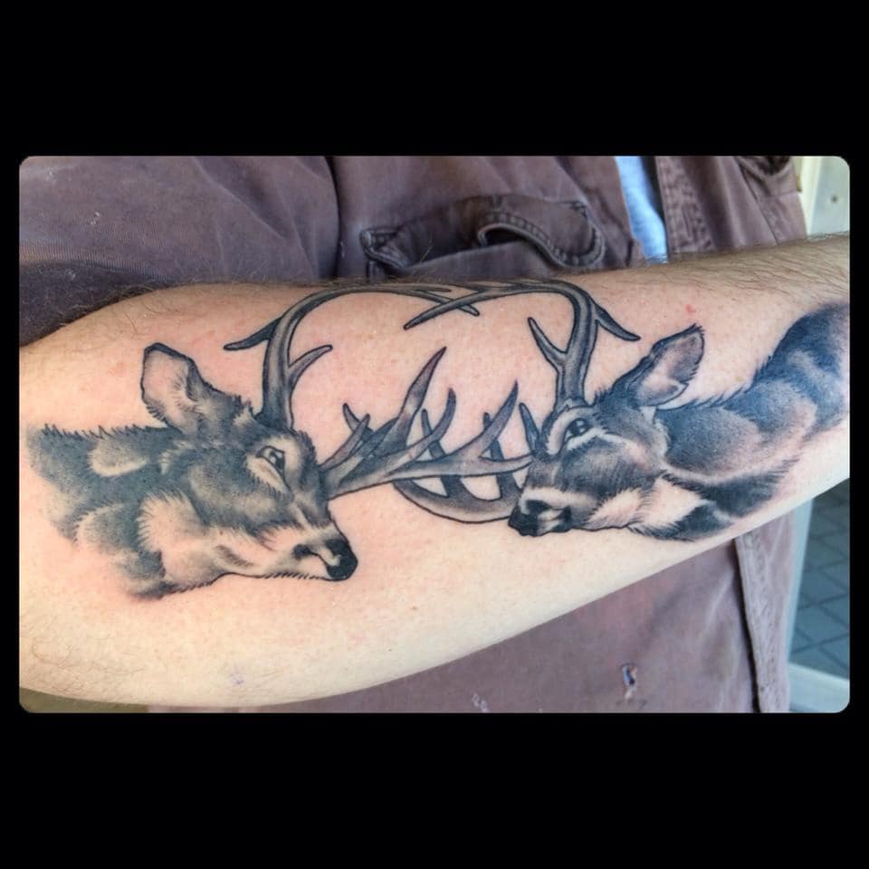 elegant hunting tattoo concepts