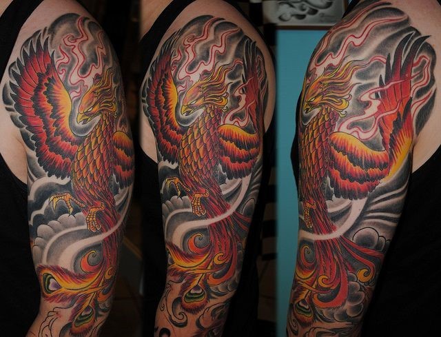 elegant phoenix tattoo designs for female clients