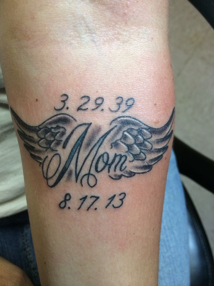 elegant R.I.P Mom tattoo designs