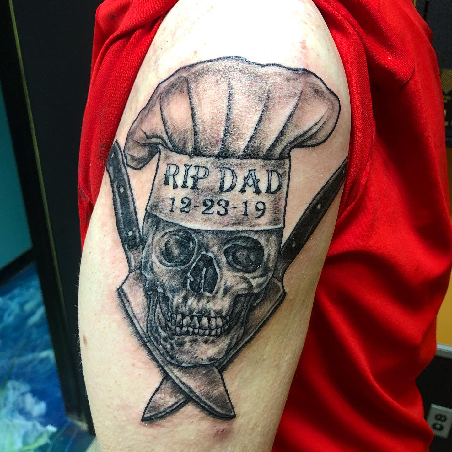 elegant rip daddy tattoo illustrations