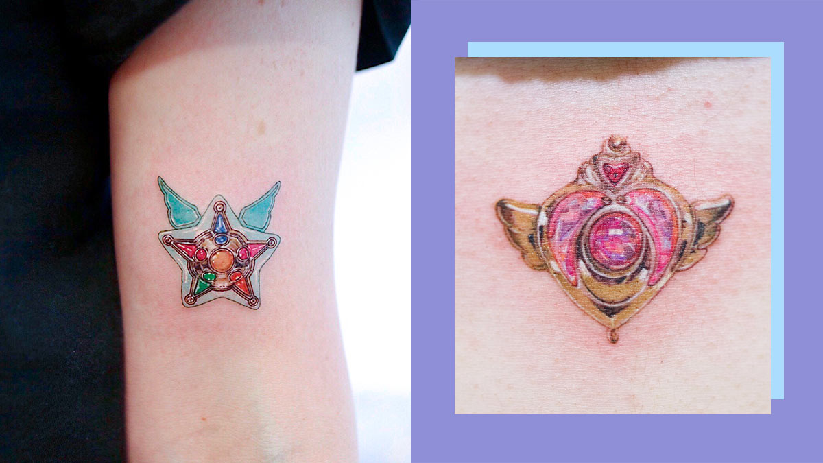 elegant Sailor Moon tattoo variations