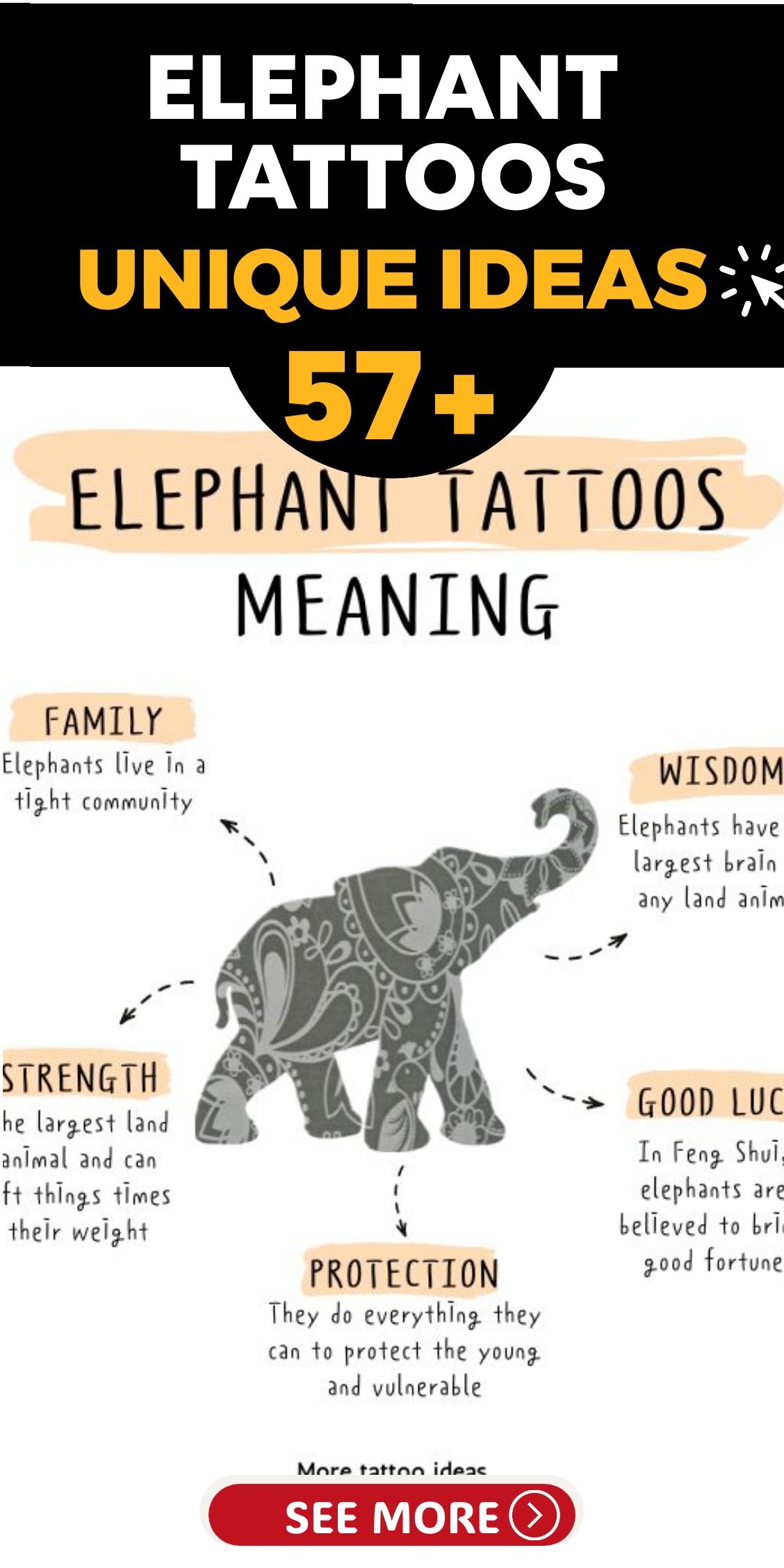 elephant tattoo ideas 0026