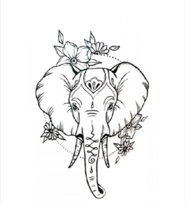 elephant tattoo ideas 0075