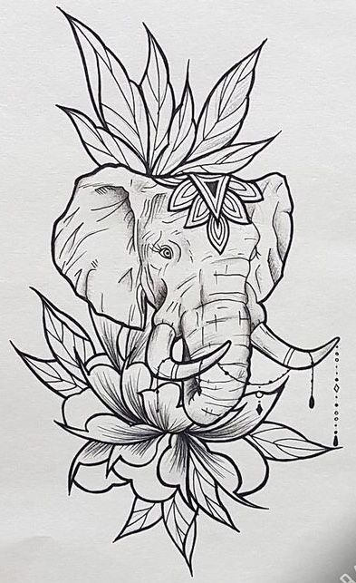 elephant tattoo ideas 0092