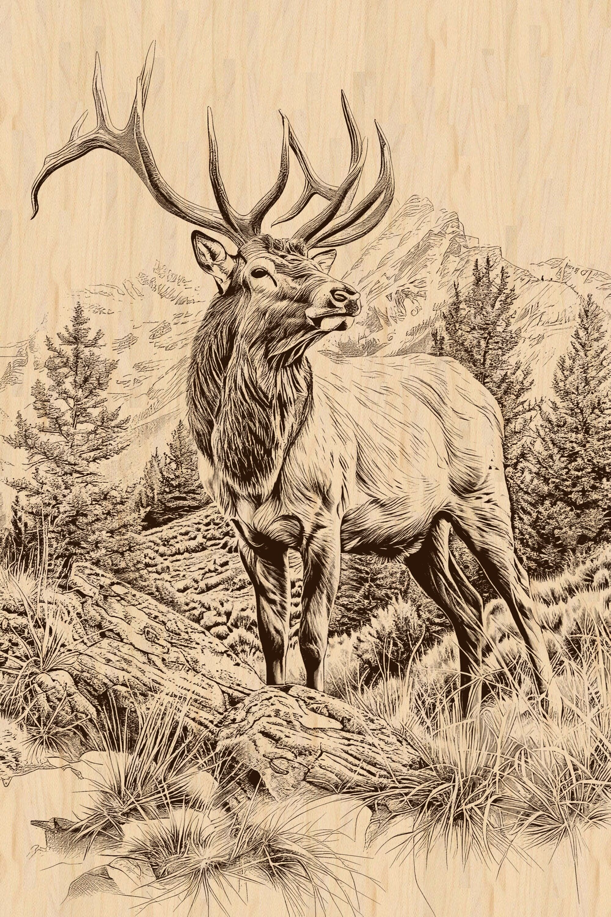 elk tattoo designs