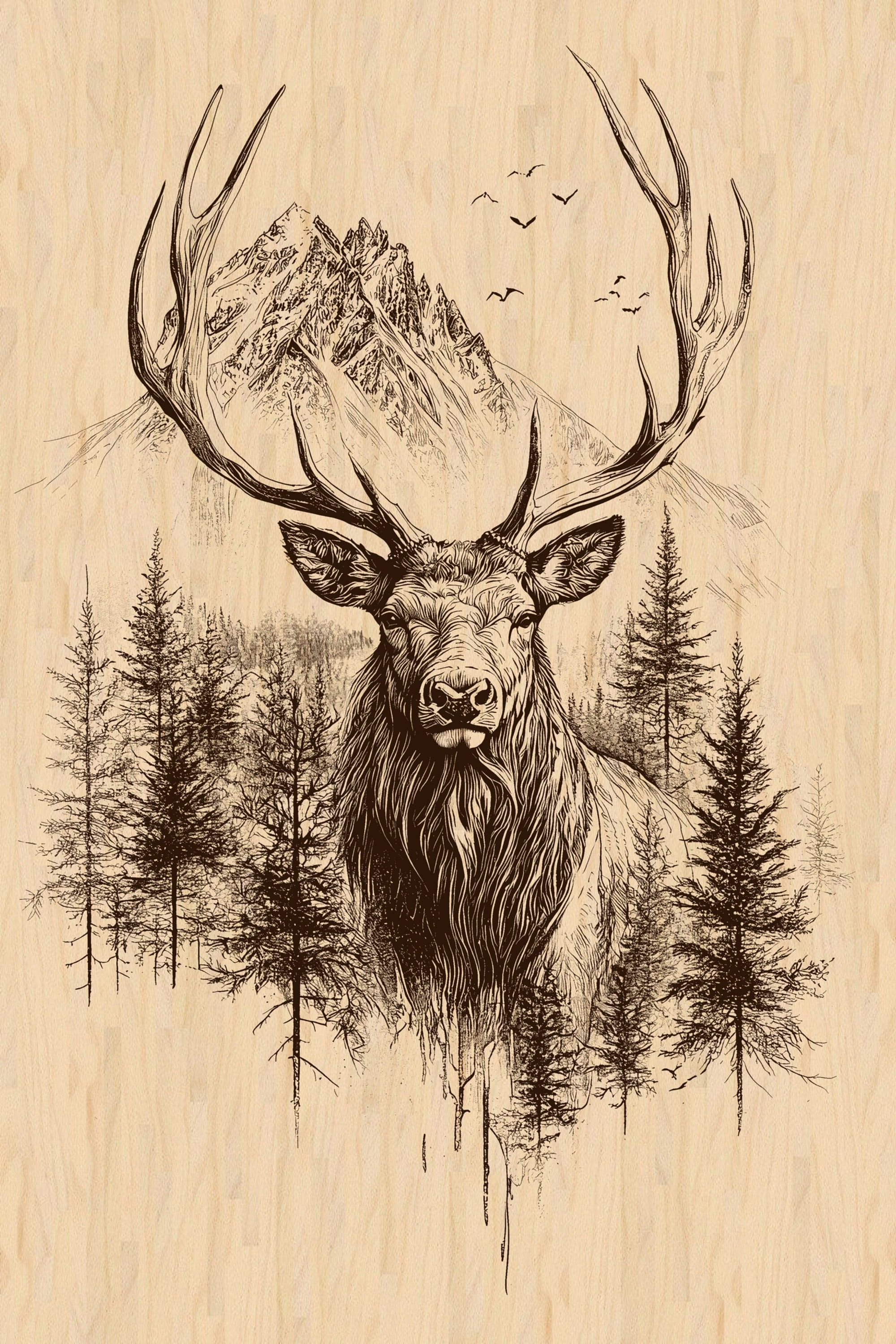 elk tattoo ideas 0012