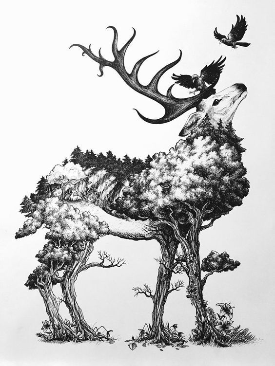 elk tattoo ideas 0019