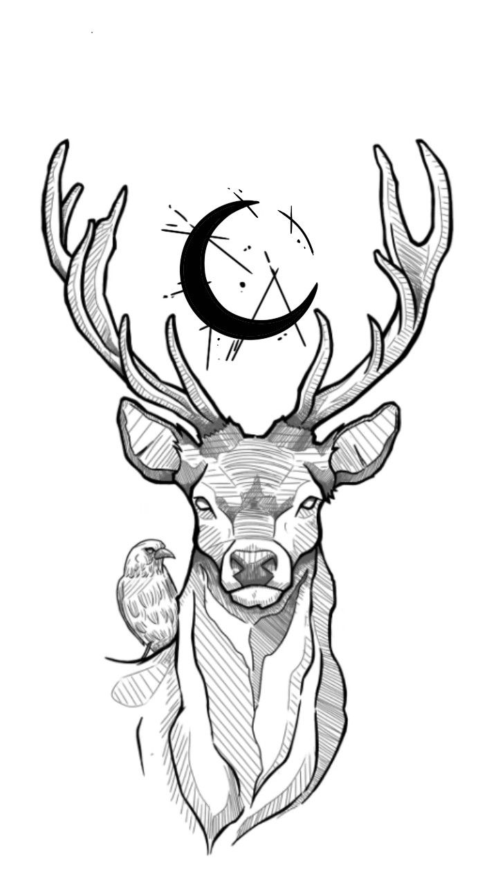 elk tattoo ideas 0022