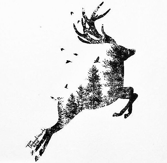 elk tattoo ideas 0032