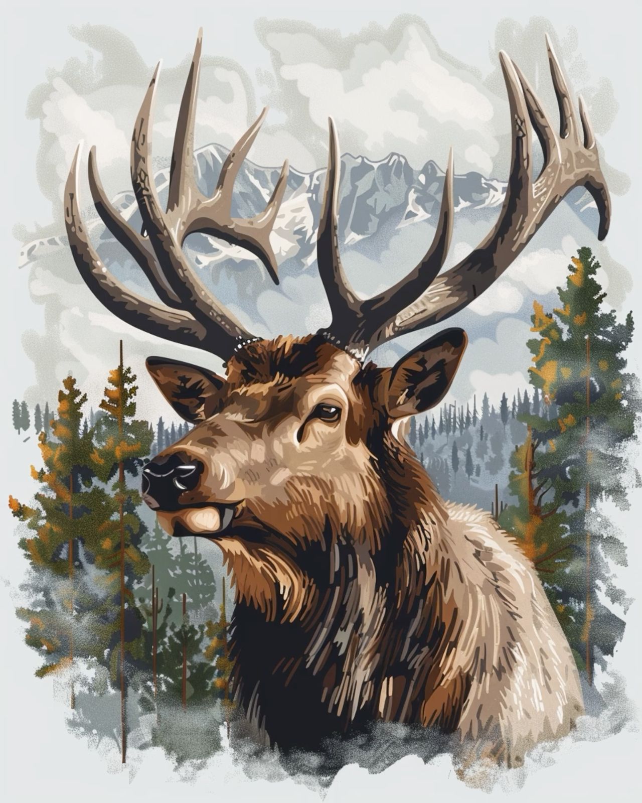 elk tattoo ideas 0034