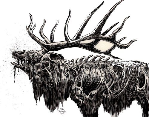 elk tattoo ideas 0053