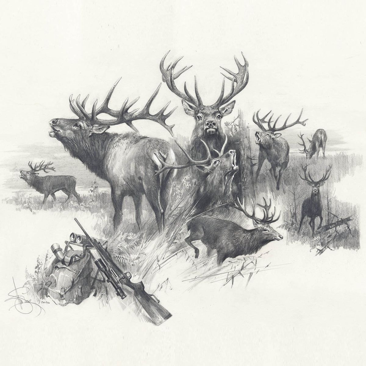 elk tattoo ideas 0071