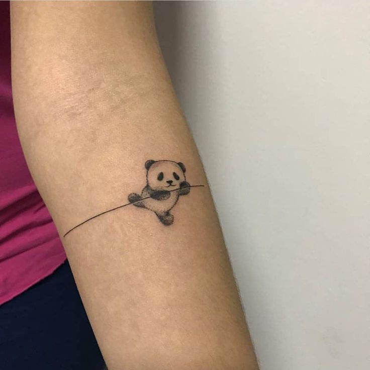 enchanting small panda tattoo concepts