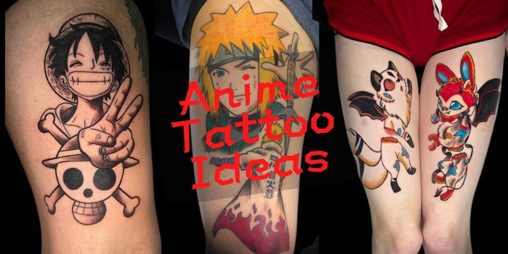 eye-catching anime hand tattoo concepts