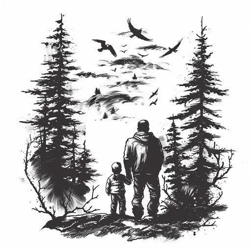 father son tattoo ideas 0042