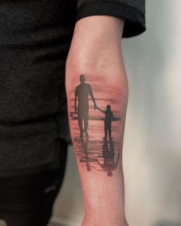 father son tattoo ideas 0048