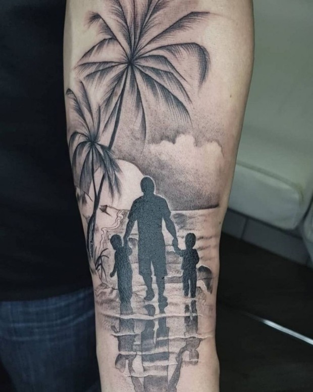 father son tattoo ideas 0083