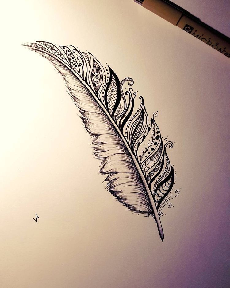 feather tattoo ideas 0020