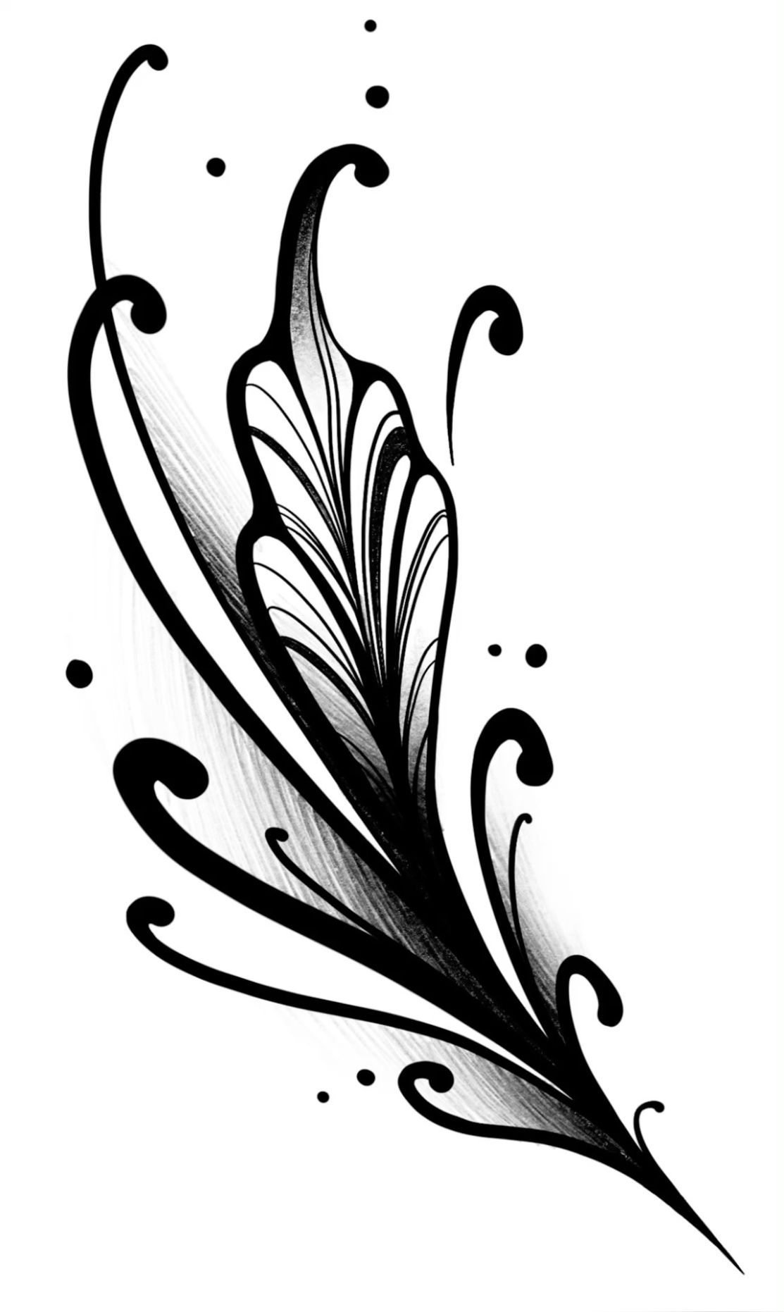 feather tattoo ideas 0026