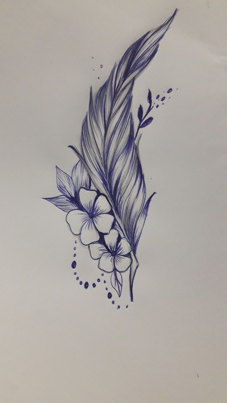 feather tattoo ideas 0070