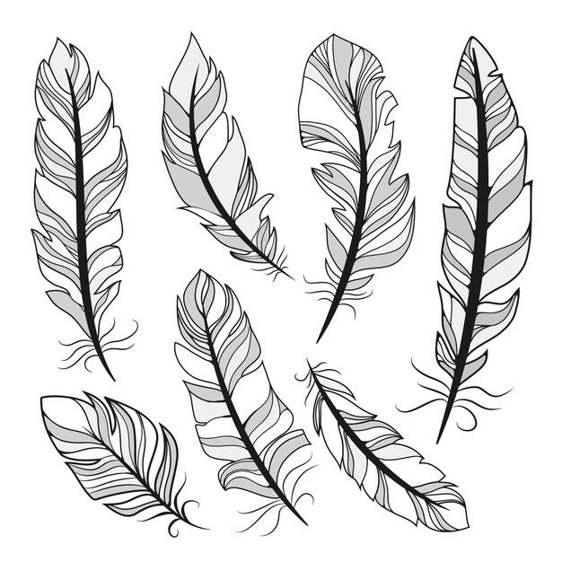 feather tattoo ideas 0086