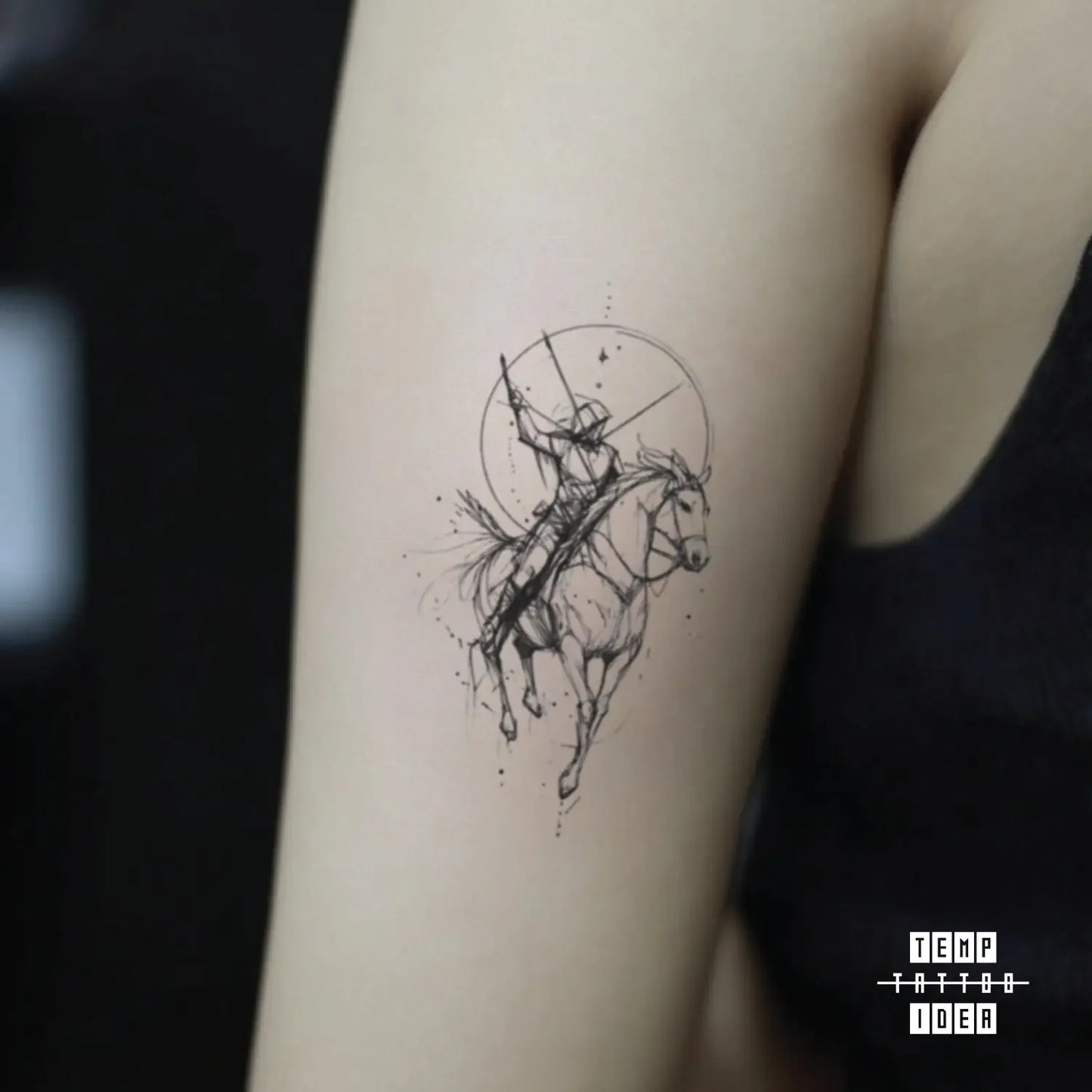 female small sagittarius tattoo 0023