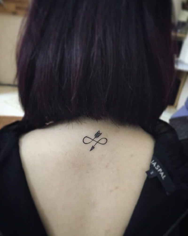 female small sagittarius tattoo 0027