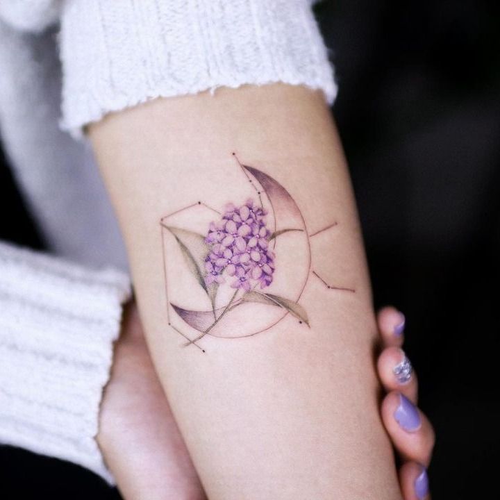 female small sagittarius tattoo 0048