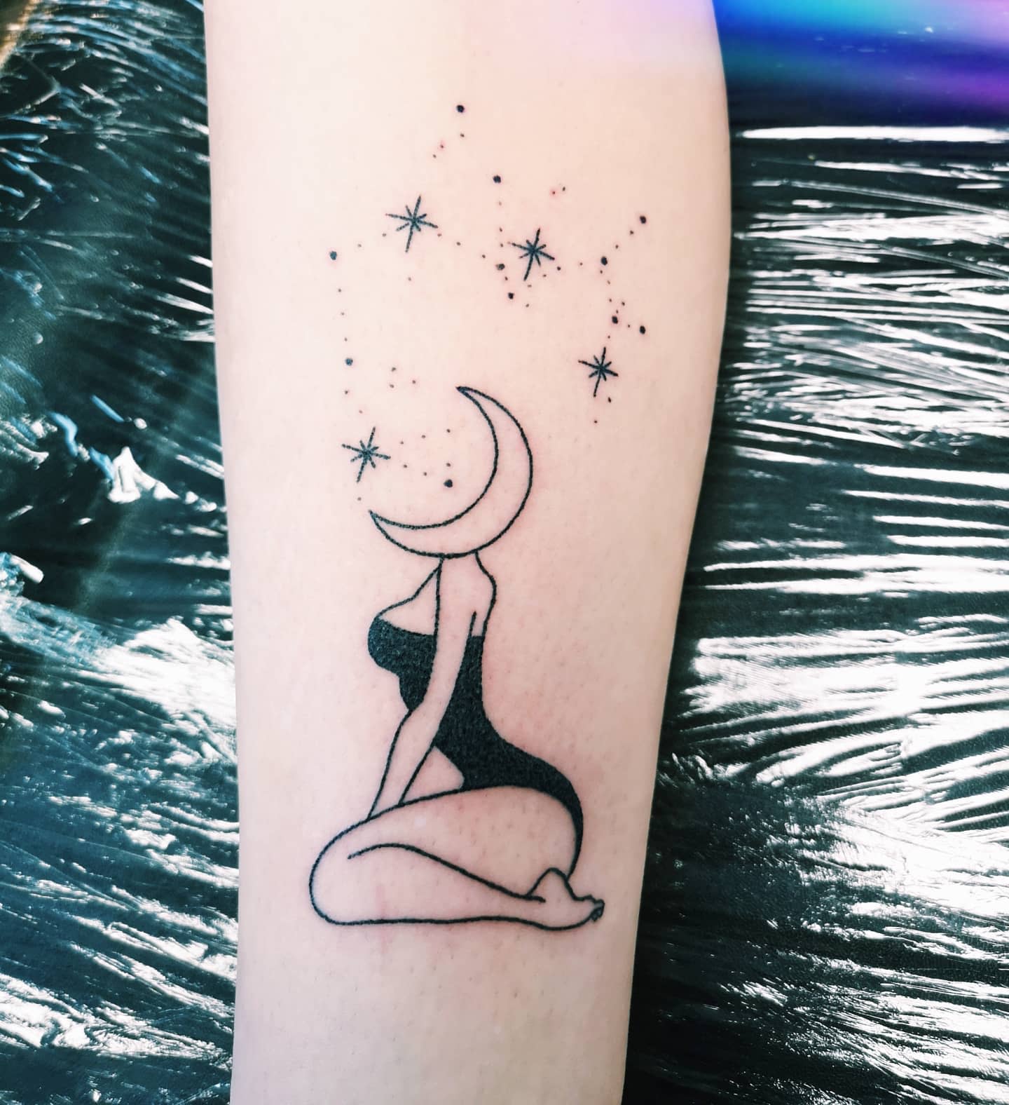 female small sagittarius tattoo 0058