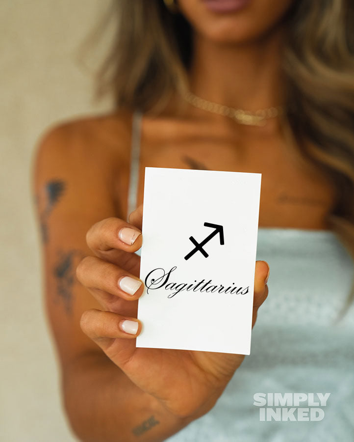 female small sagittarius tattoo 0059