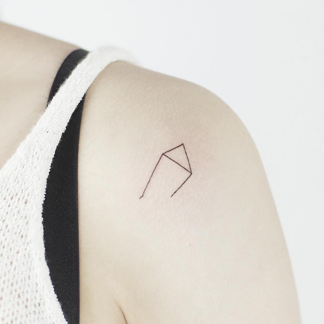 female small sagittarius tattoo 0075