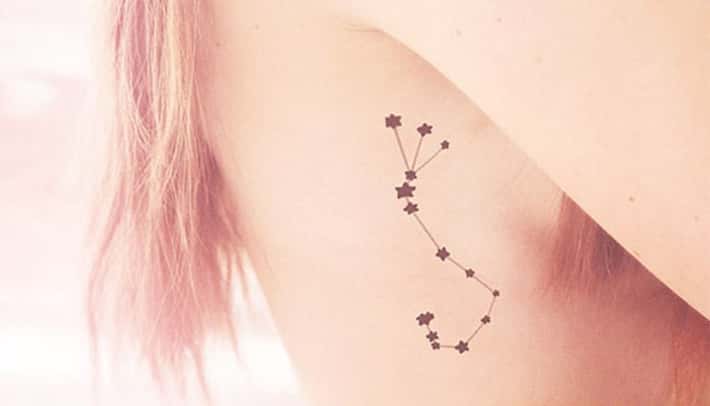 female small sagittarius tattoo 0079