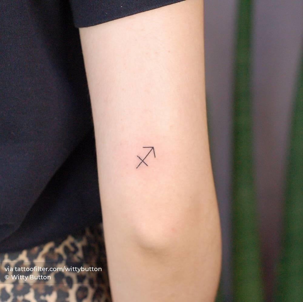 female small sagittarius tattoo 0089