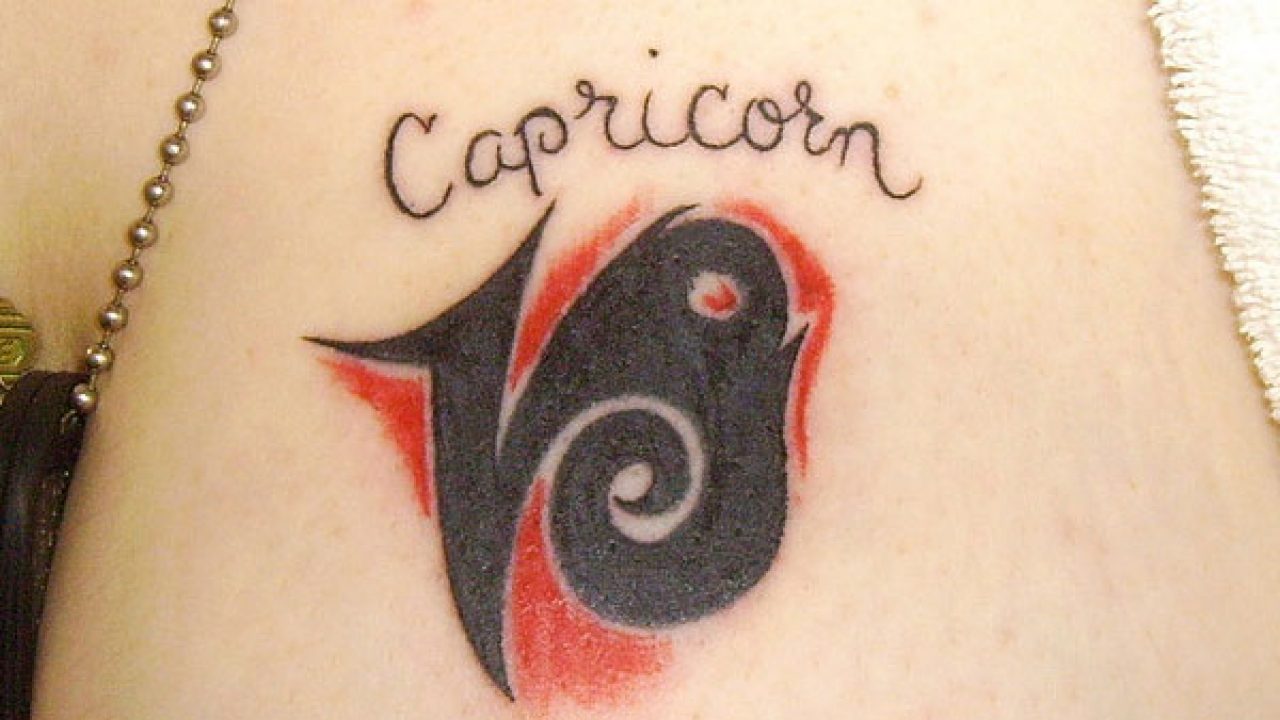 feminine capricorn tattoo small 0063