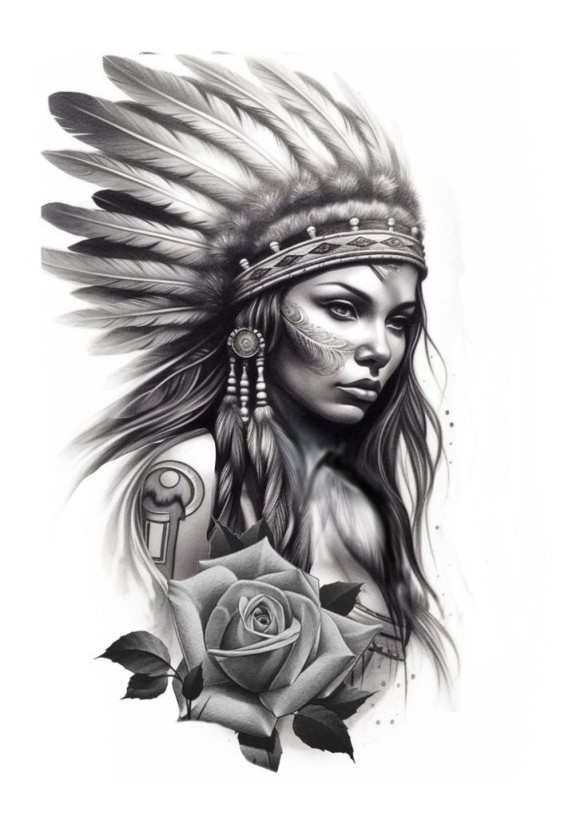 feminine Indian tattoo ideas for delicate expressions