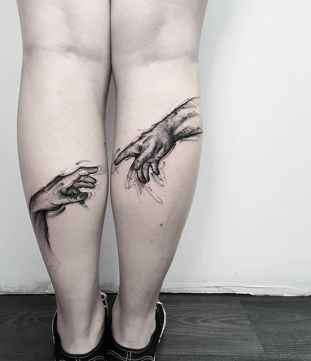 feminine leg tattoo ideas 0029