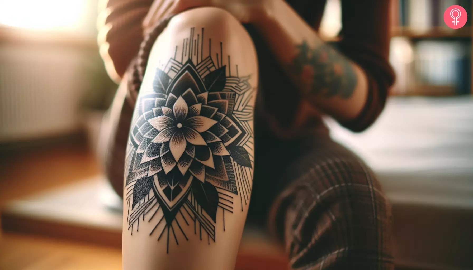 feminine leg tattoo ideas 0041