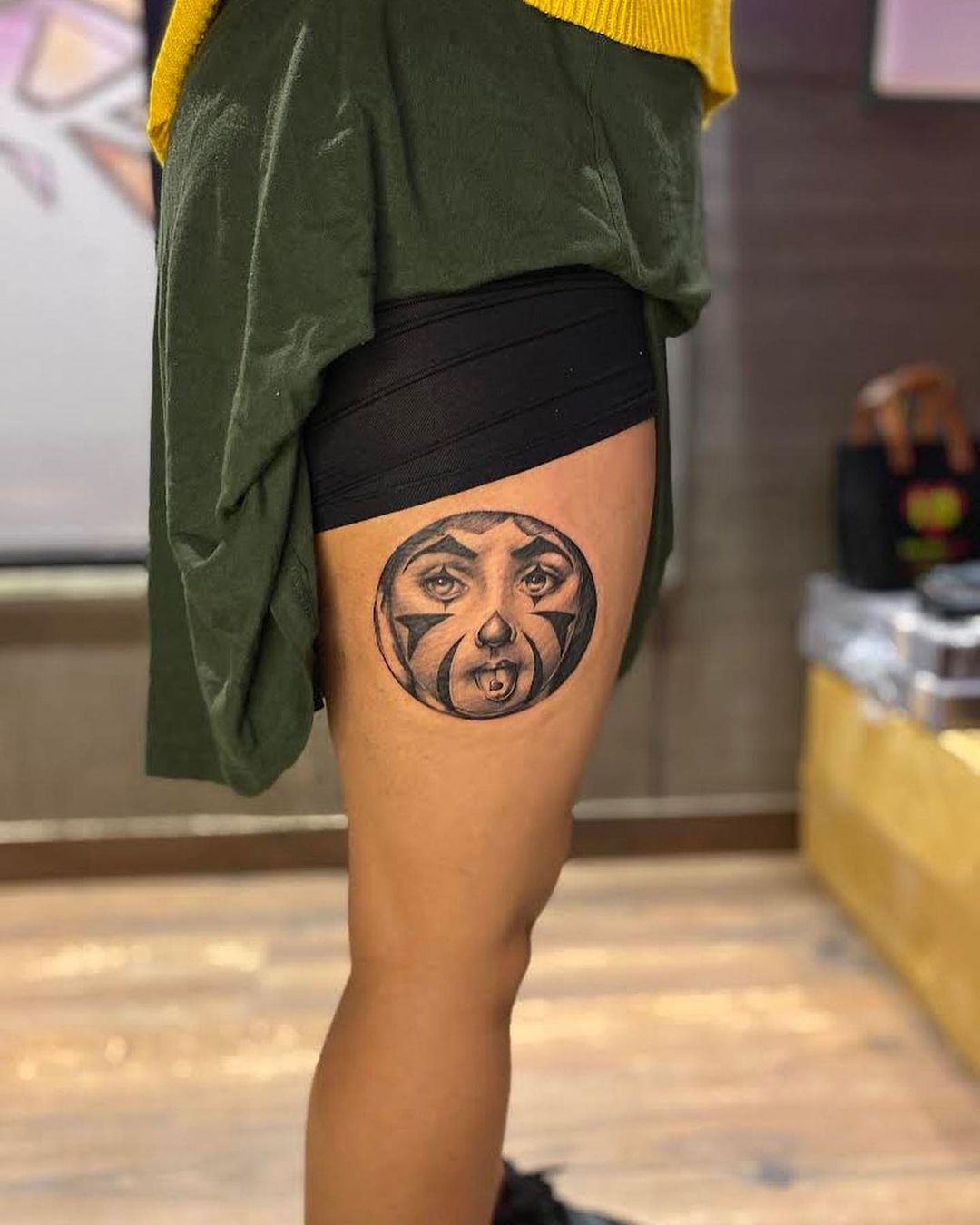 feminine leg tattoo ideas 0050