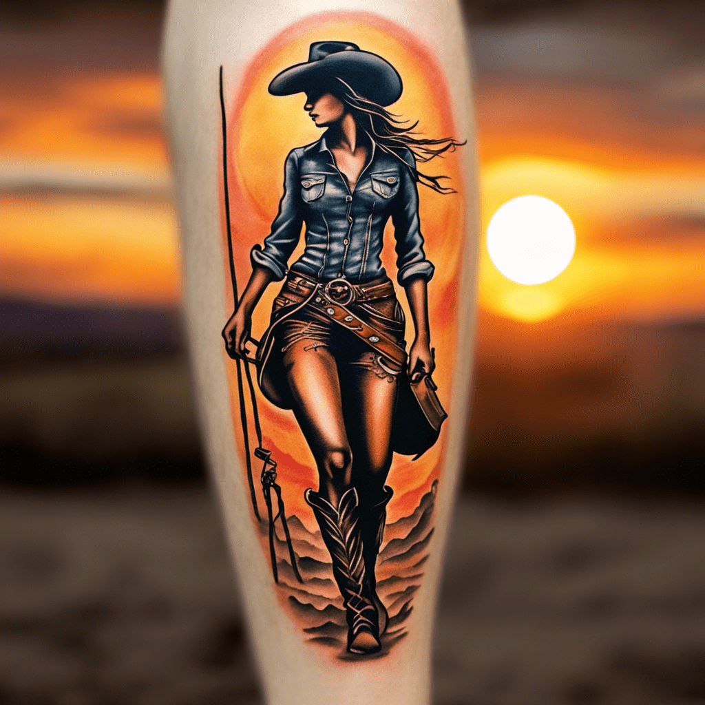 feminine leg tattoo ideas 0051