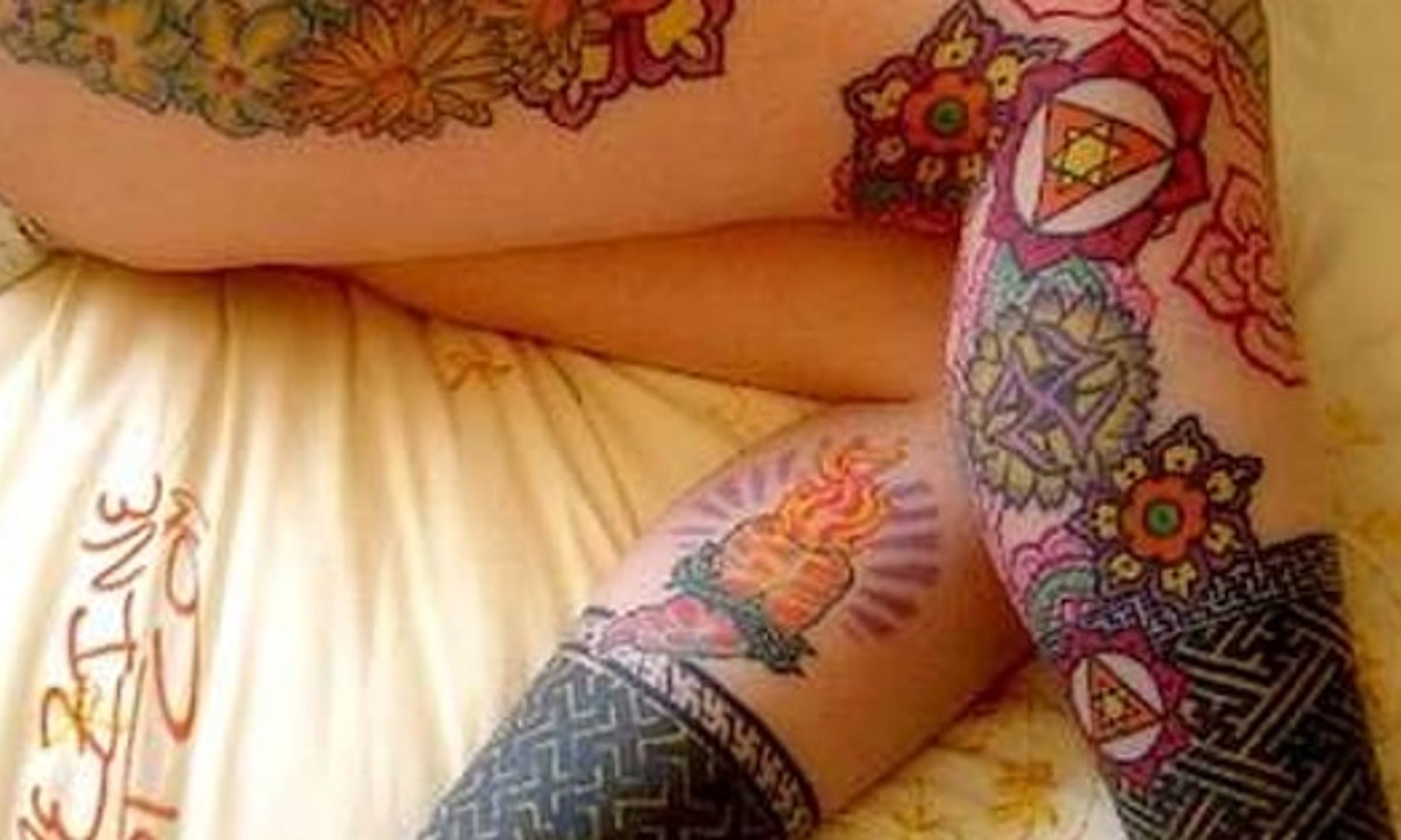 feminine leg tattoo ideas 0065