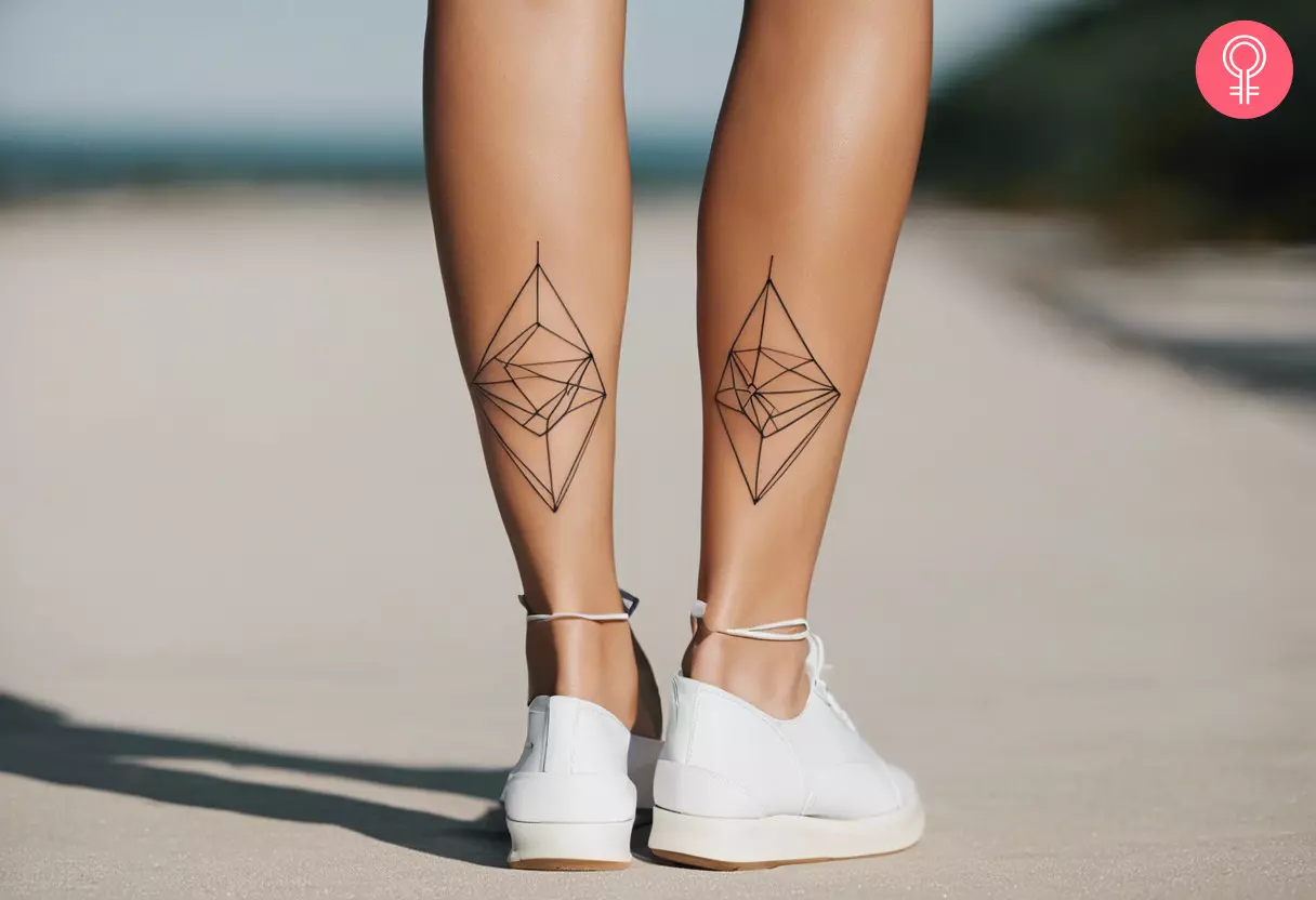 feminine leg tattoo ideas 0093