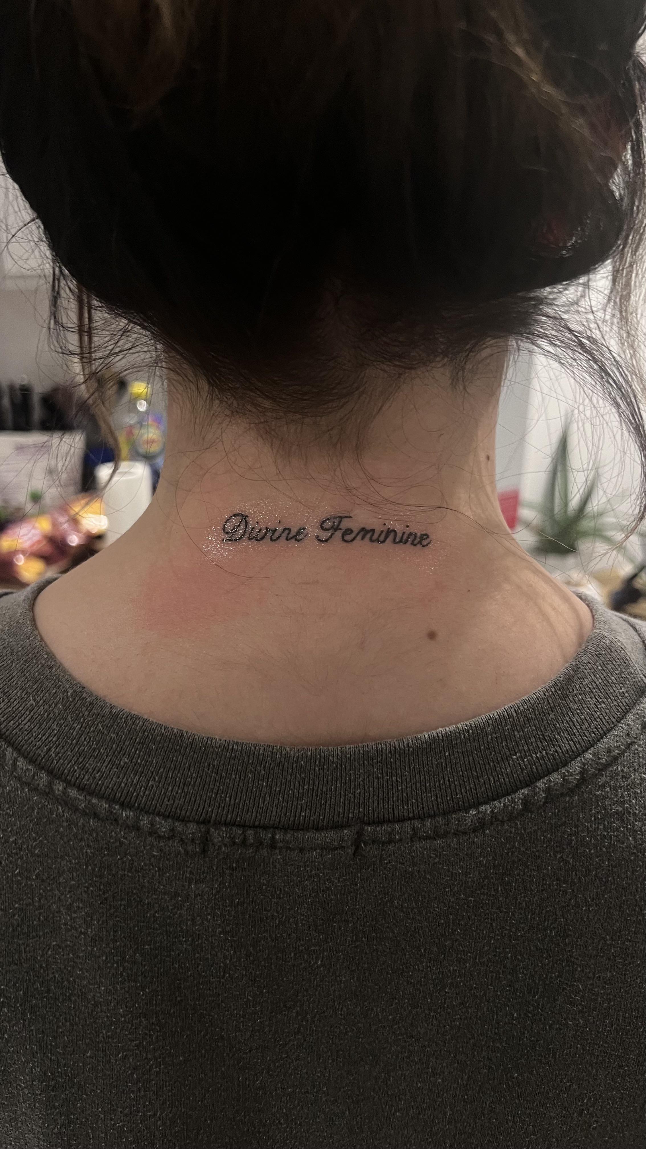 feminine small cursive tattoo 0021