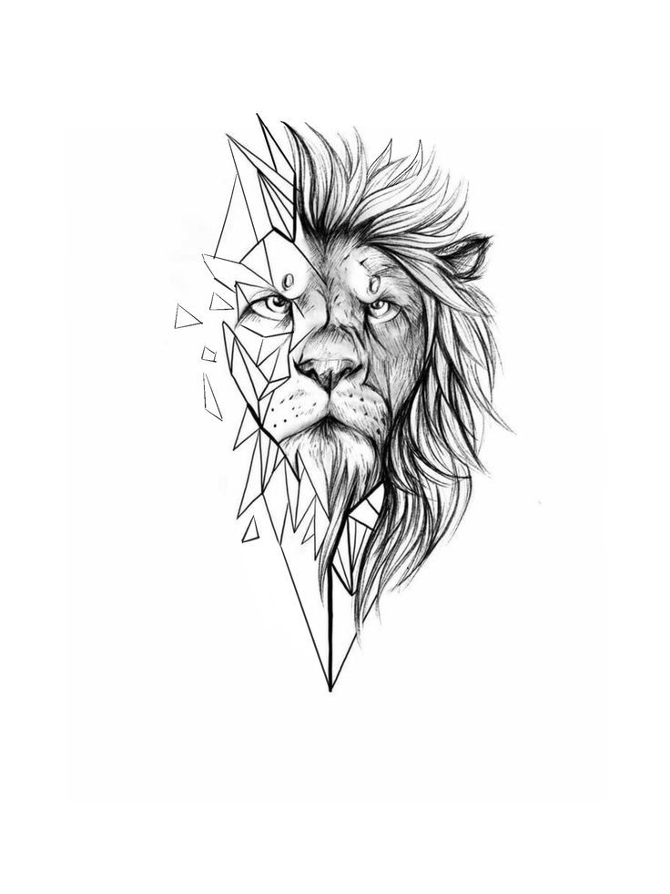 fierce lion tattoo ideas