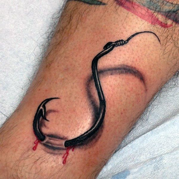 fish hook tattoo ideas 0062