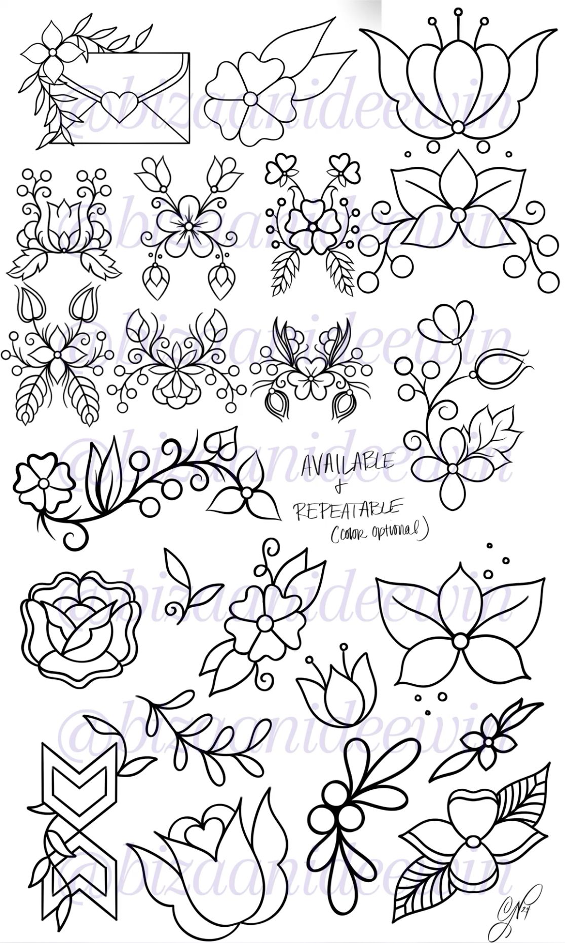 floral tattoo ideas 0010