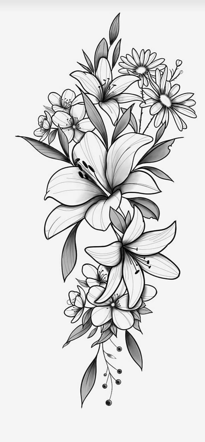 floral tattoo ideas 0018