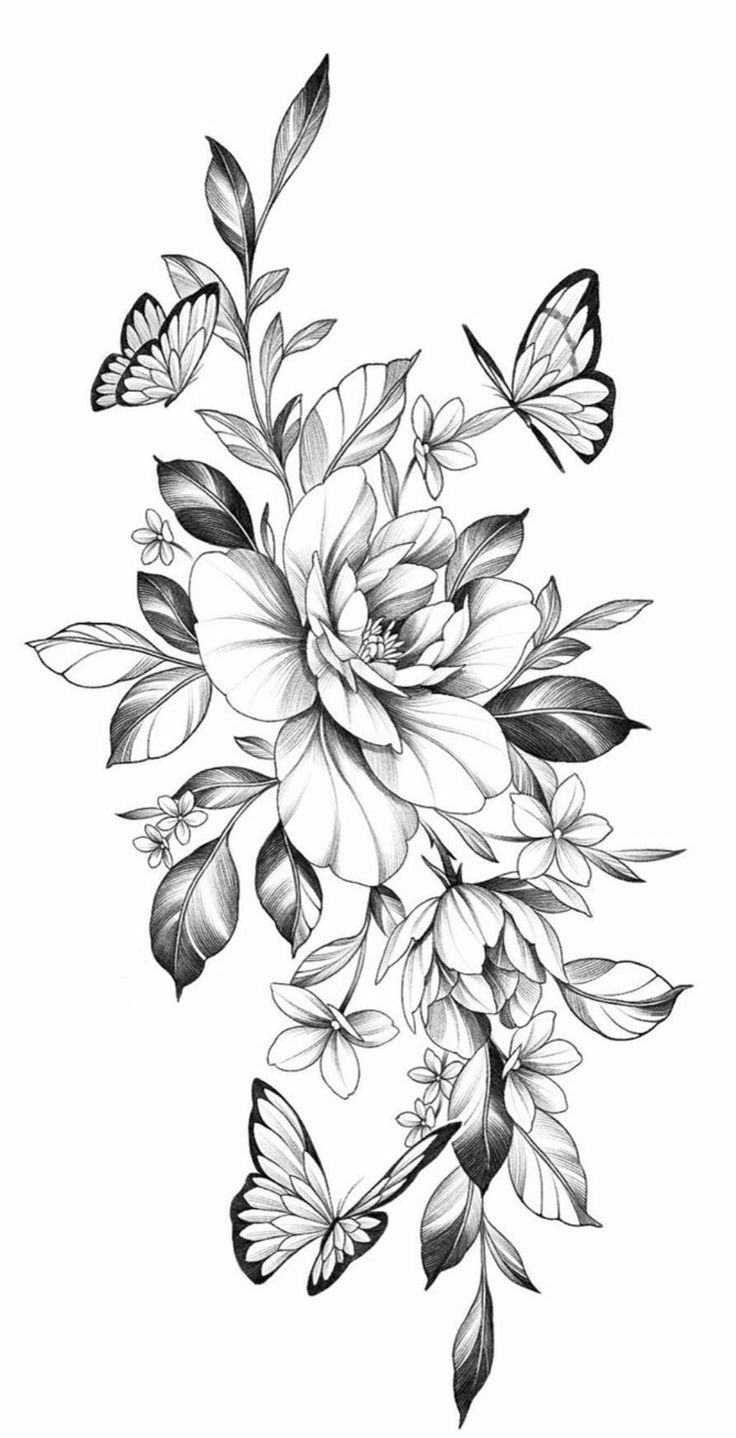 floral tattoo ideas 0036