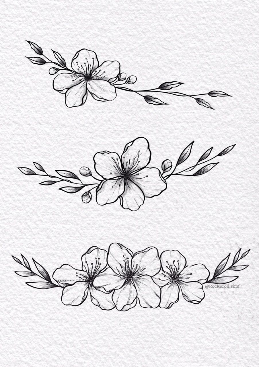 floral tattoo ideas 0066