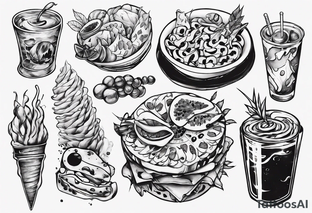 food tattoo ideas 0053