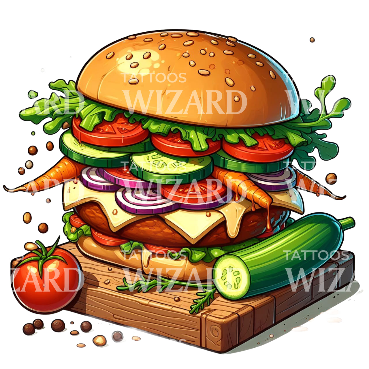 food tattoo ideas 0081